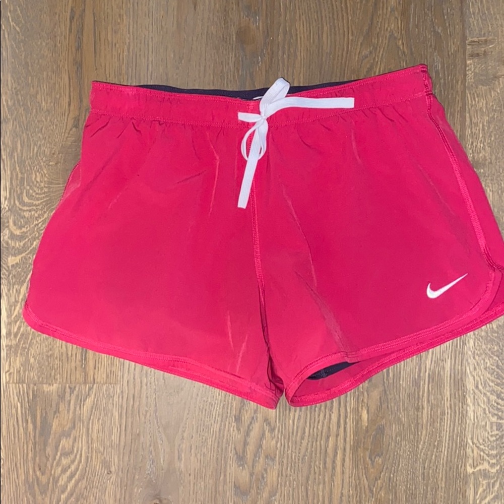 Hot pink nike shorts